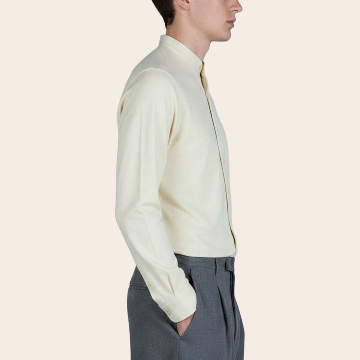 Men's Cotton Polyester Elastane Shirt (PKPCG-3|BND/SB1)