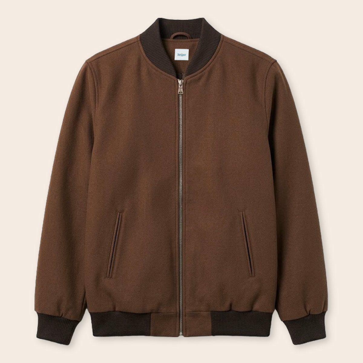 Men's Microfiber Bomber Jacket (ORGKNT-3|BR3)