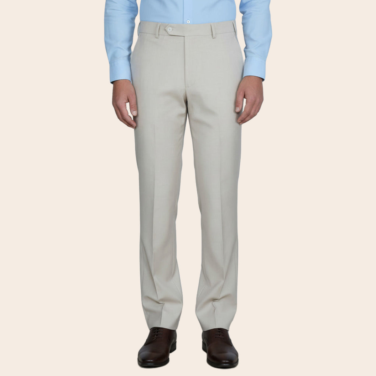 Men's Wool Rich Blend Trouser (STR-85|PTL)