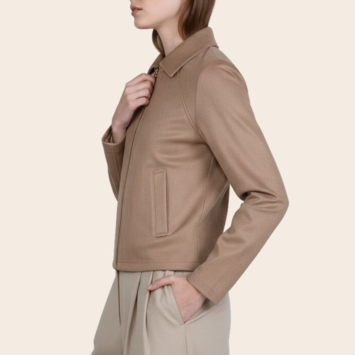 Women's Suede Jacket (ORGSUD-8|1807)