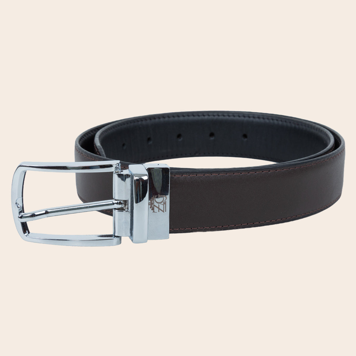 Men's Reversible Leather Belt (ZAL-104/BTL-1|MAT)