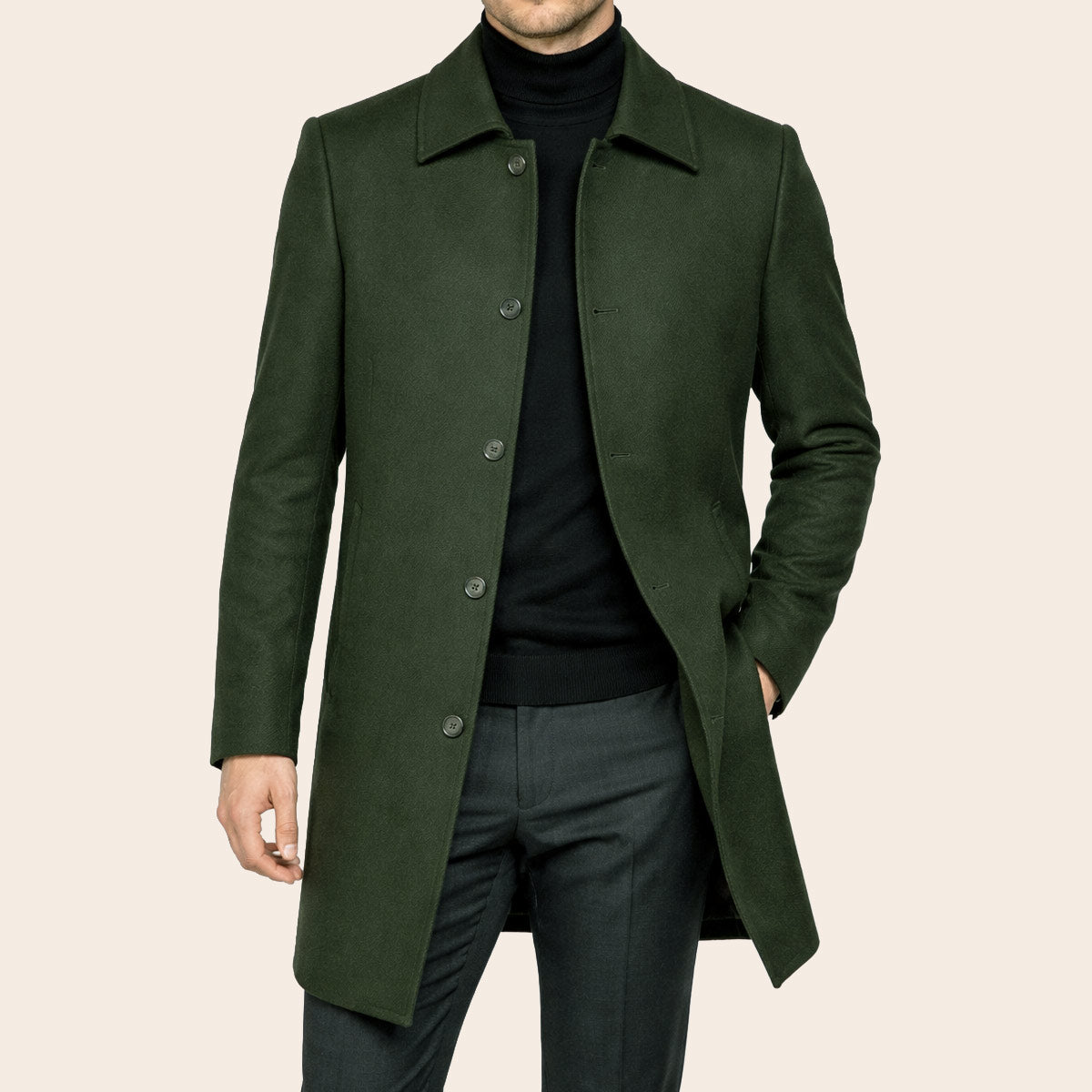 Men's Half Coat (BL-133|CLR)