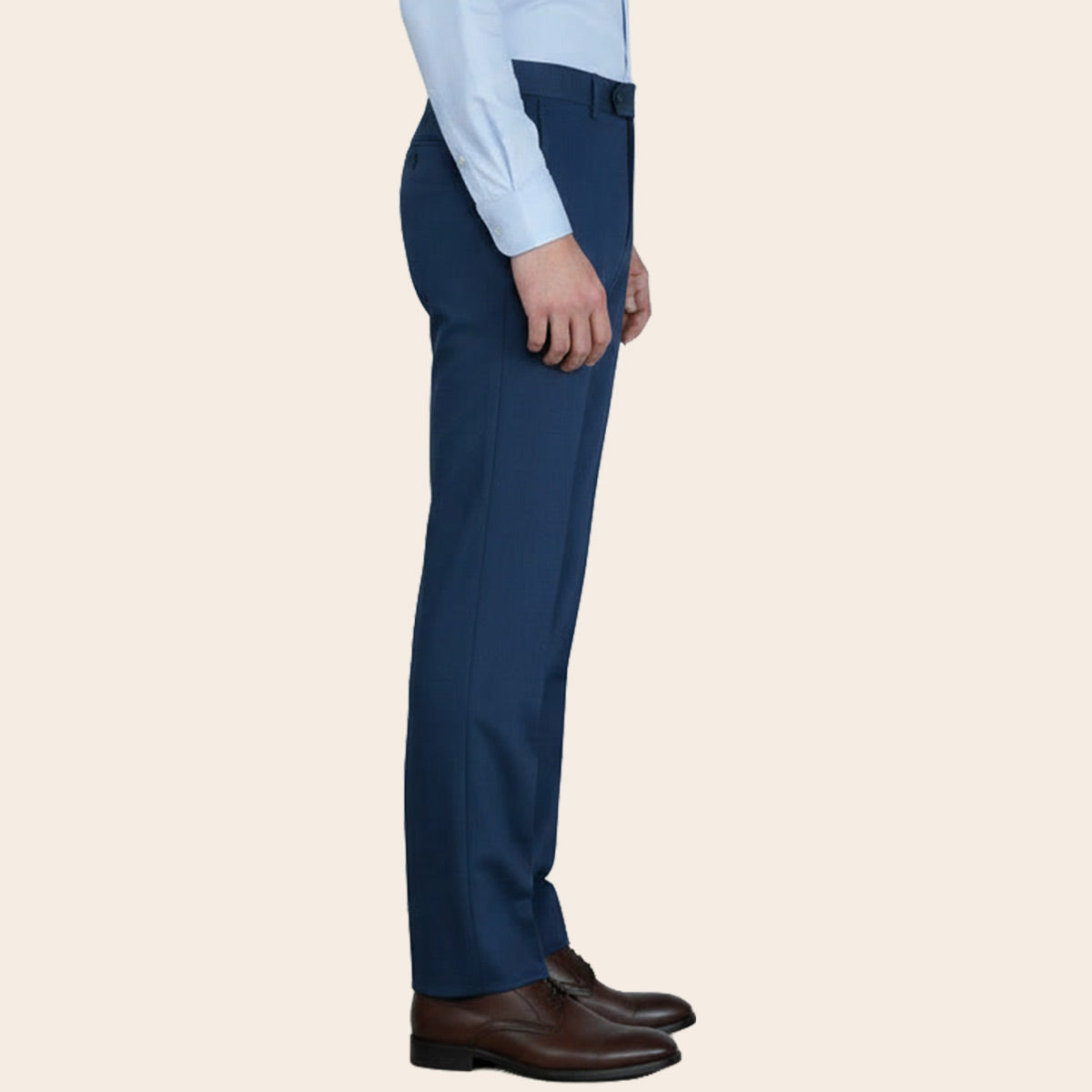 Men's Wool Rich Blend Trouser (STR-80|PTL)