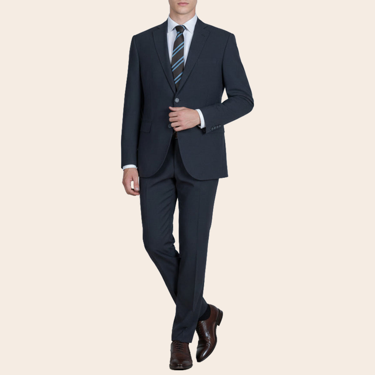Men's Wool Rich Blend Suit (STR-83|TLF18)