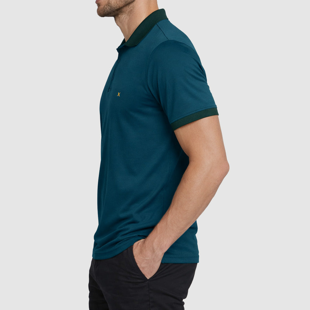 Men's Cotton Stretch Pique Golf Polo (PKPCG-10/9|PKT/HSQ)