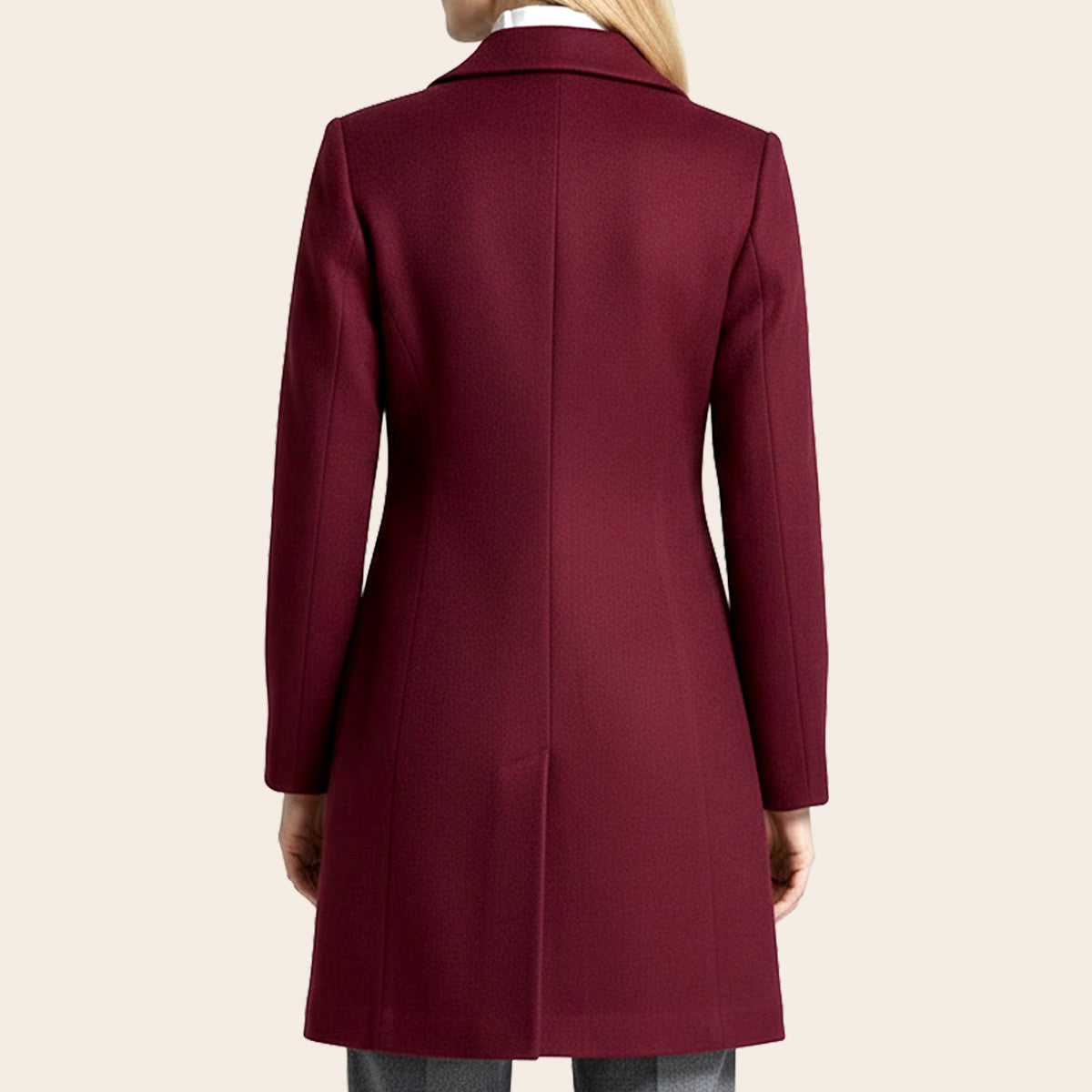 Women's Microfiber Half Coat (KNT-107|1114)