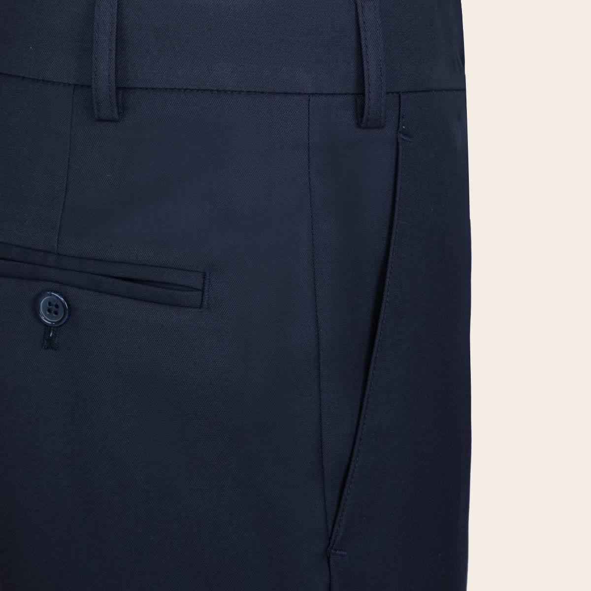 Men's Wool Rich Blend Trouser (STR-86|PTL)