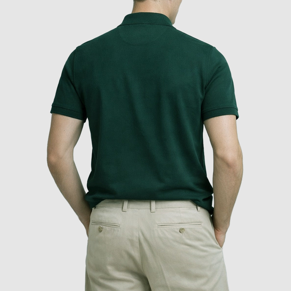 Men's Cotton Stretch Pique Golf Polo (PKPCG-9|PKT/HSL)