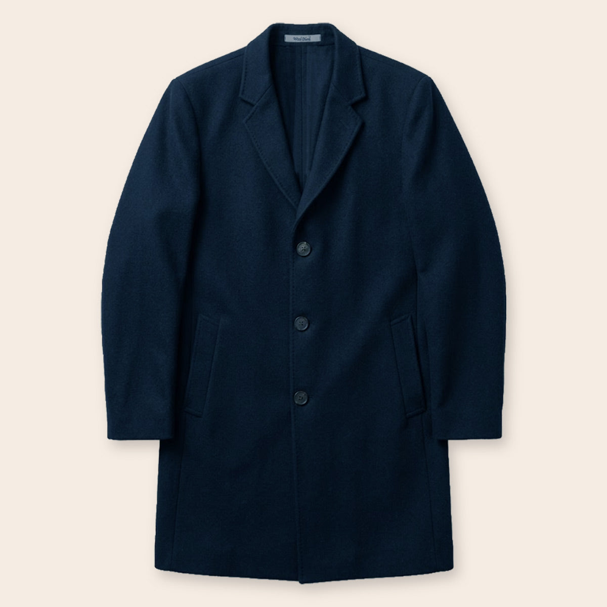 Men's Wool Blend Half Coat (LBL-38|NCH)