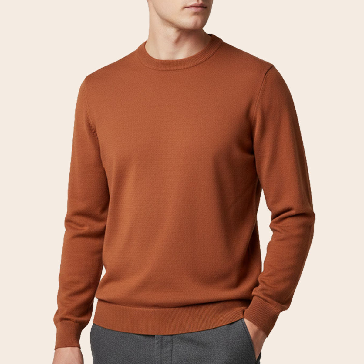 Men's Classic Lounge Sweater (PCSQ-023|RNK/FSL)