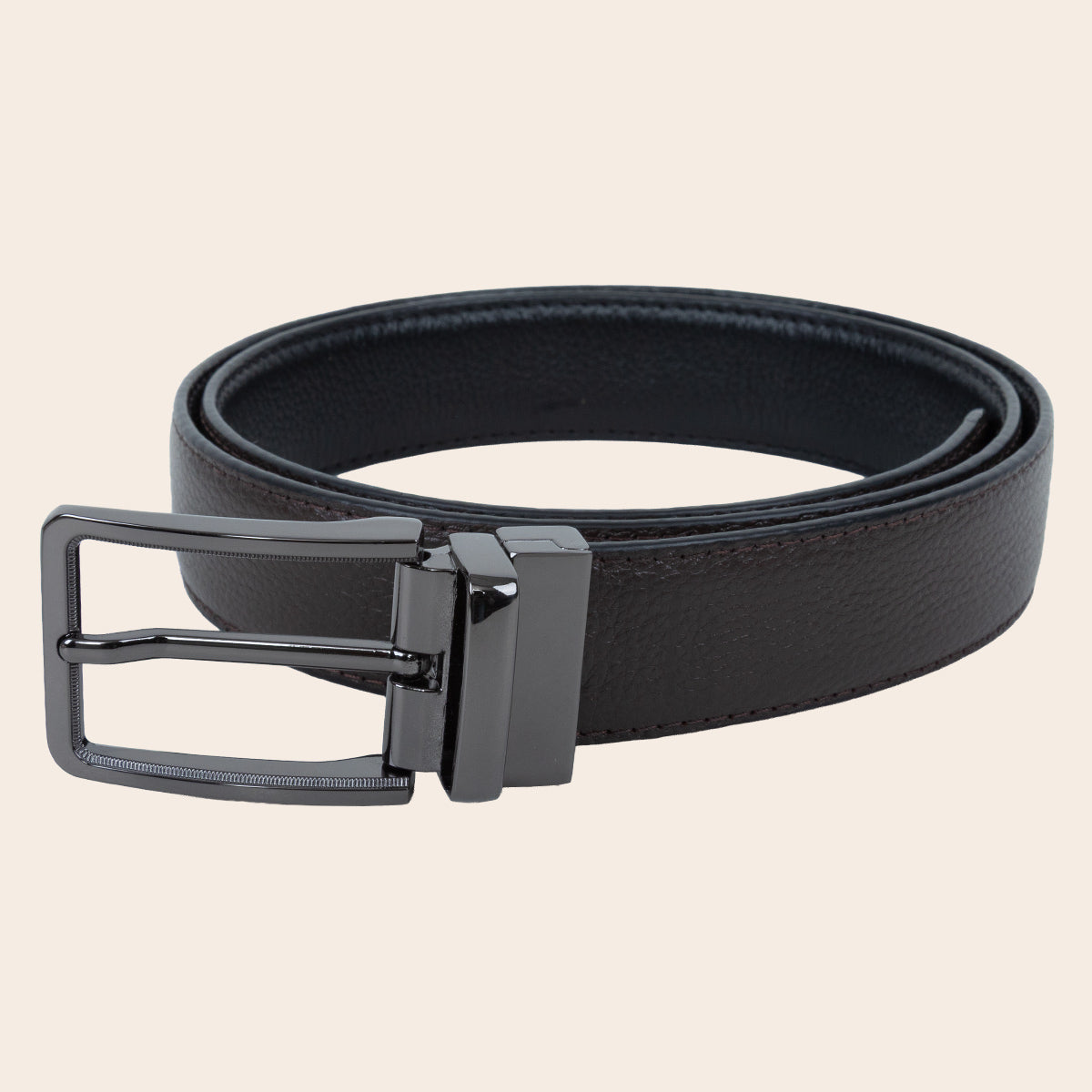 Men's Reversible Leather Belt (ZAL-93/BTL-6|MAT)