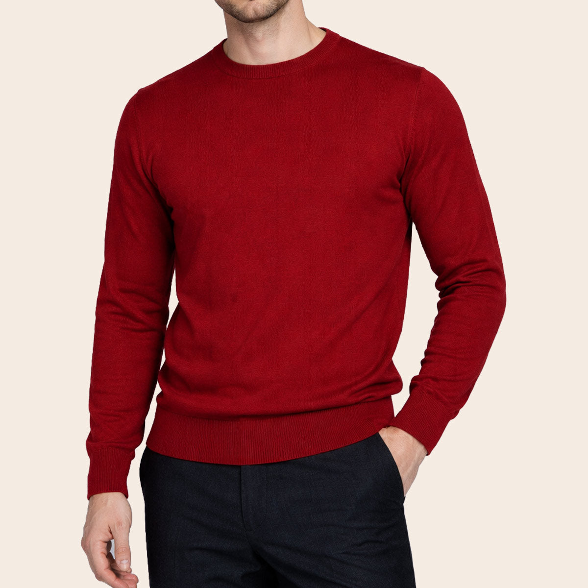 Men's Sweater (LW-065|RNK/FSL)
