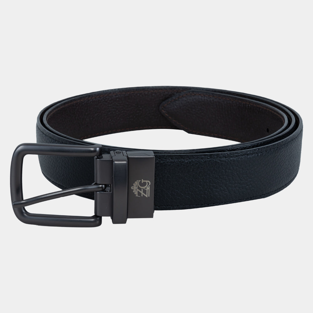 Men's Reversible Leather Belt (ZAL-42/BTL-6|MAT)