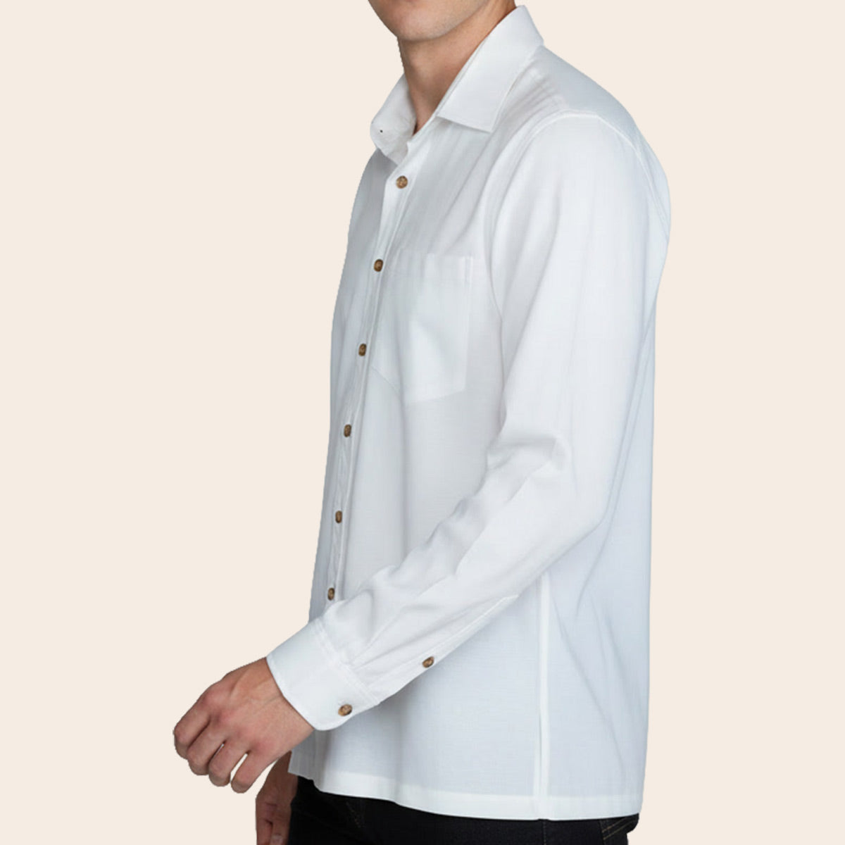 Men's Linen Fluer Bushirt (LINCFR-41|CLR/FSL)
