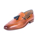 Brown Polished Tassel Loafer (UENT-MW-3|MIS/1)