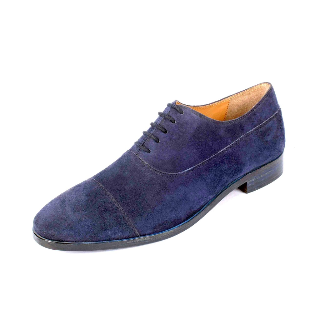 Blue Suede Cap Toe Oxford (UENT-MW-10|MIS/1)