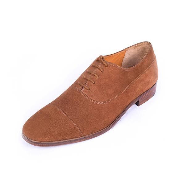 Brown Suede Cap Toe Oxford (UENT-MW-22|MIS/1)