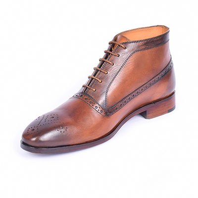 Brown Semi-Brogue Boot (UENT-MW-27|MIS/1)