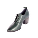 Green Plain Leather Ankle Bootie (PAK-SER-19-10-13697|MIS/1)