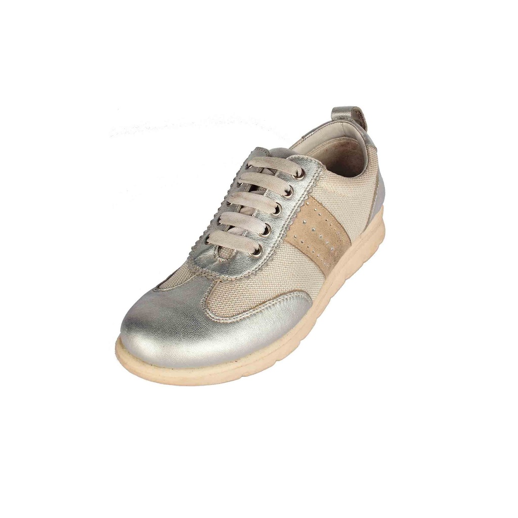 Silver Plain Leather Sneaker (PAK-SER-19-04-12720|MIS/1)