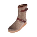 Brown Plain Suede Boot (PAK-SER-4|MIS/1)