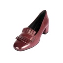 Red Plain Leather High Heel (PAK-SER-19-10-13517|MIS/1)