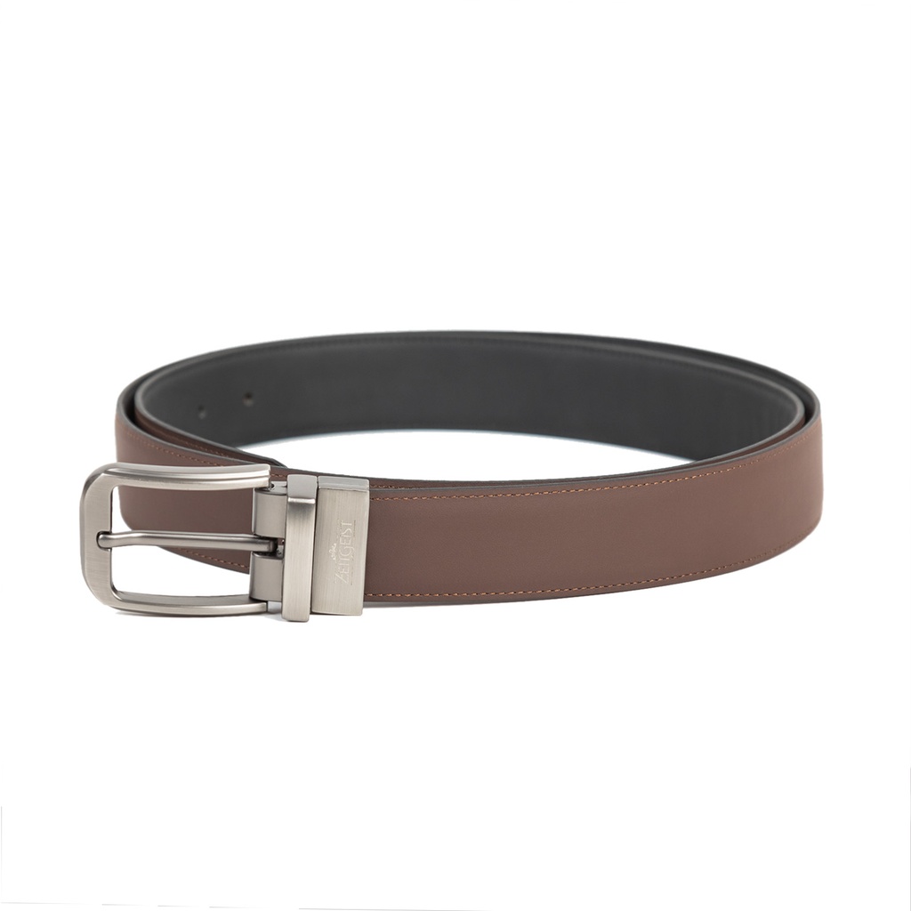 Men's Reversible Leather Belt (ZAL-3|MAT)