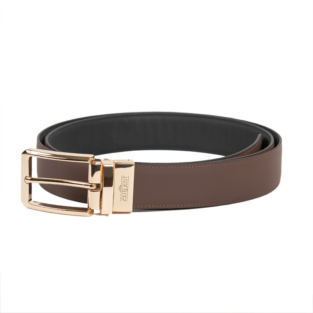 Men's Reversible Leather Belt (ZAL-7|MAT)