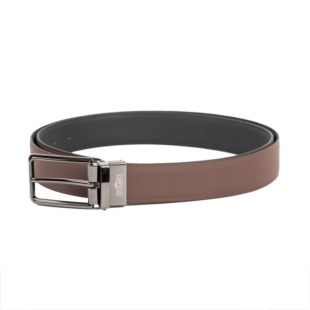 Men's Reversible Leather Belt (ZAL-13|MAT)