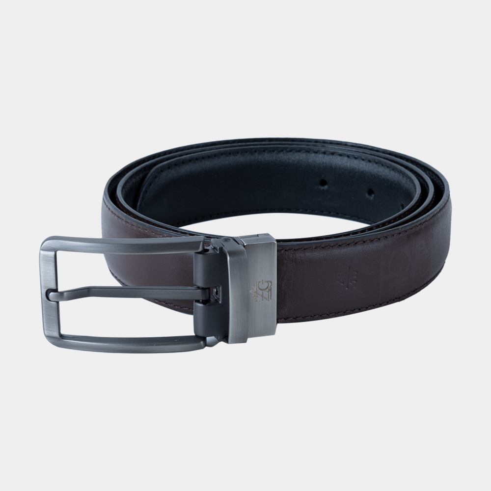 Men's Reversible Leather Belt (ZAL-22/BTL-2|SHN)