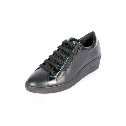 [UNI-2338] Black Plain Leather Sneaker (PAK-SER-19-11-14081-SP|MIS/1)